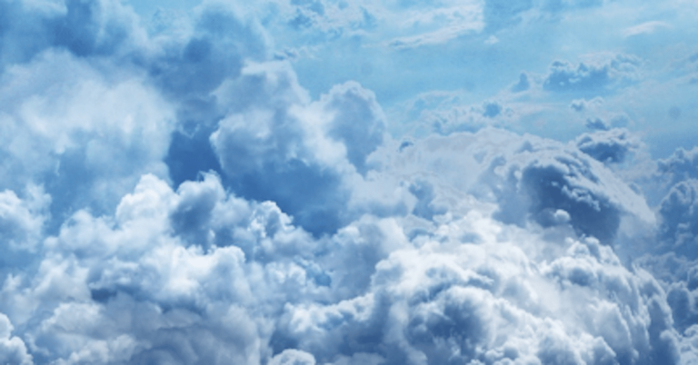 Face Of Jesus Forms In The Clouds