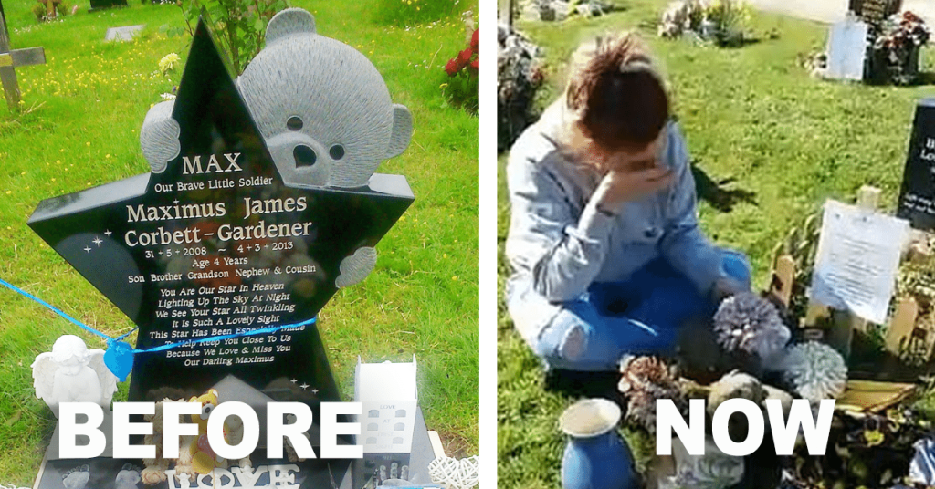 Heartbroken Mom Devastated That Her 4-year-old’s Headstone Has Been Removed After Just One Complaint