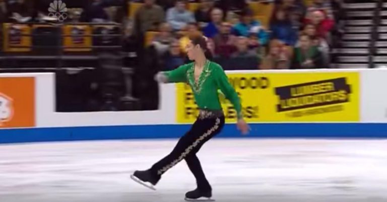 Olympic Skater Makes Crowd Go Nuts As He Begins Irish Jig In The Middle Of Routine