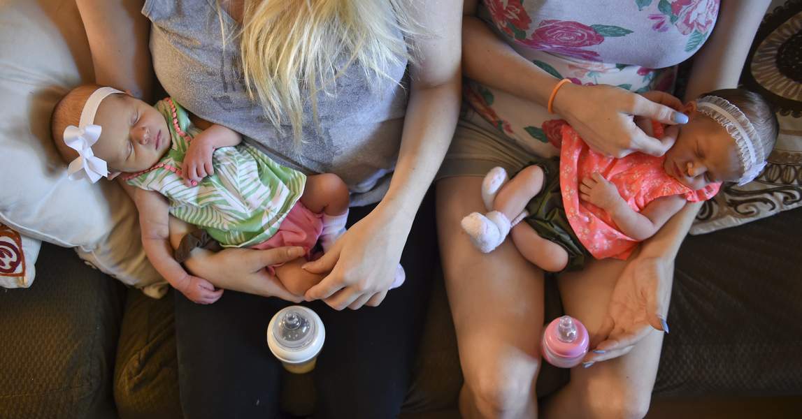 These Baby Girls Share A Special Bond All Because Of Their Moms