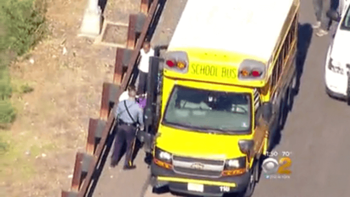School Bus Carrying Special Needs Children Catches Fire Then 10 Year-Old Saves His Classmates