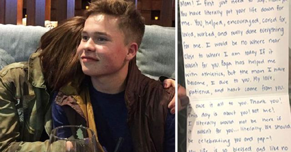 Candace Cameron Bure Breaks Down After Son Hands Her This Note On His 18th Birthday