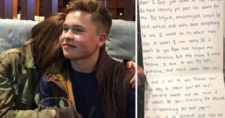 Candace Cameron Bure Breaks Down After Son Hands Her This Note On His 18th Birthday