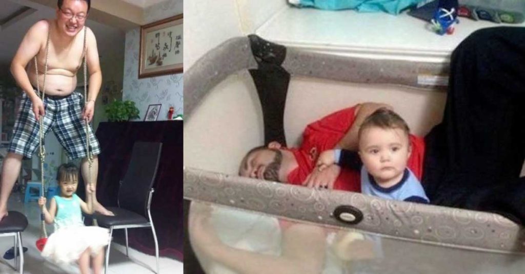 6 Photos That Show What Happens When Dads Are Left Alone With The Kids
