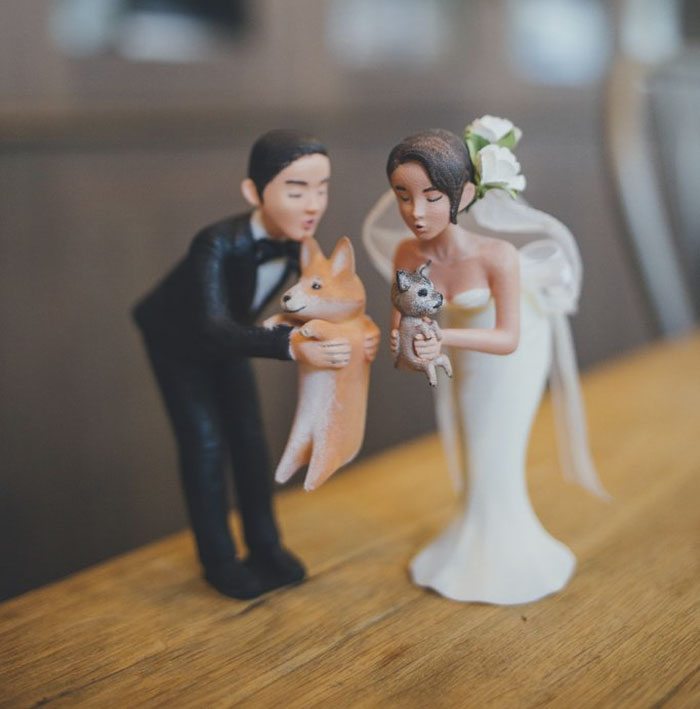Couple Finds Tasteful & ‘Pawsome’ Way To Include Dogs In Wedding Celebration