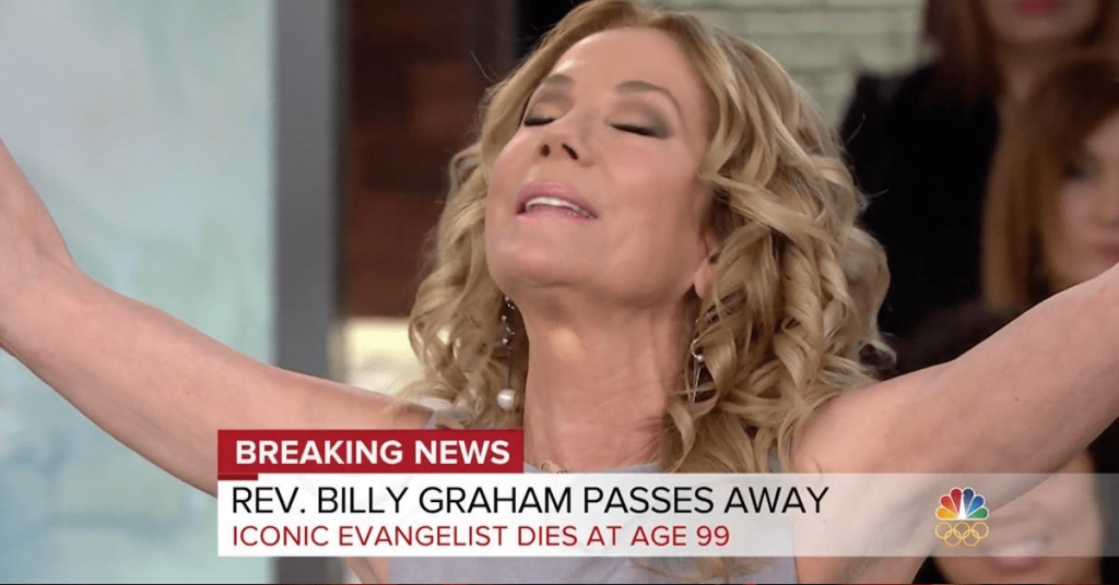 Kathie Lee Gifford Gets Emotional Remembering Evangelical Pastor Billy Graham on The Today Show