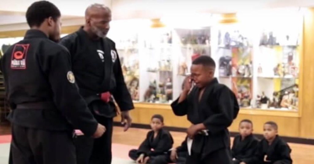 Martial Arts Teacher Watches Boy Break Down In Tears… But What He Tells The 9-Yr-Old Instantly Goes Viral