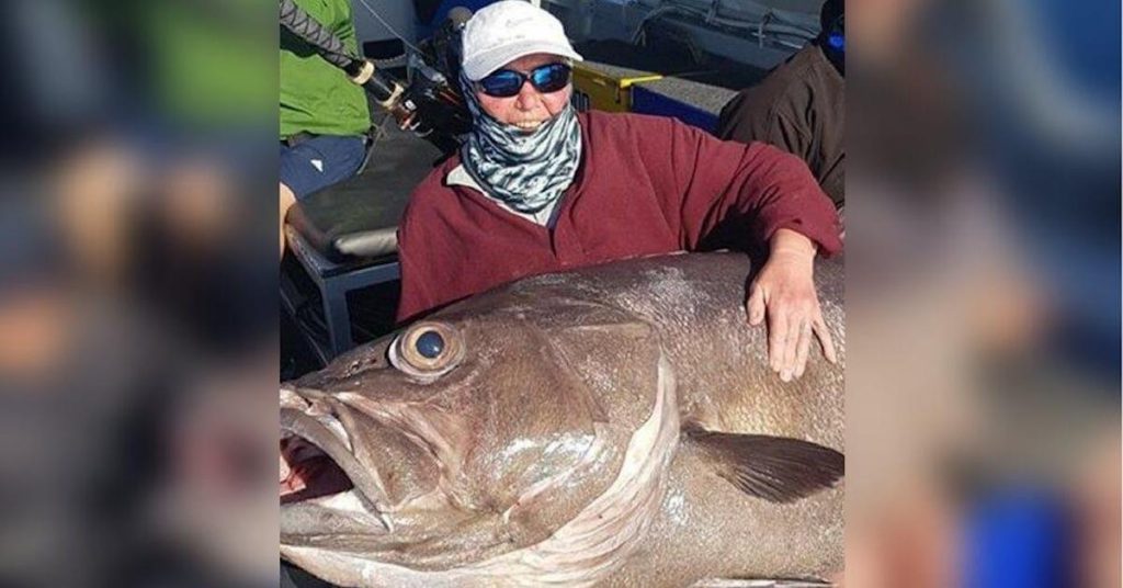 68-Yr-Old Stuns Professional Fishermen With Massive 130-Lb Catch