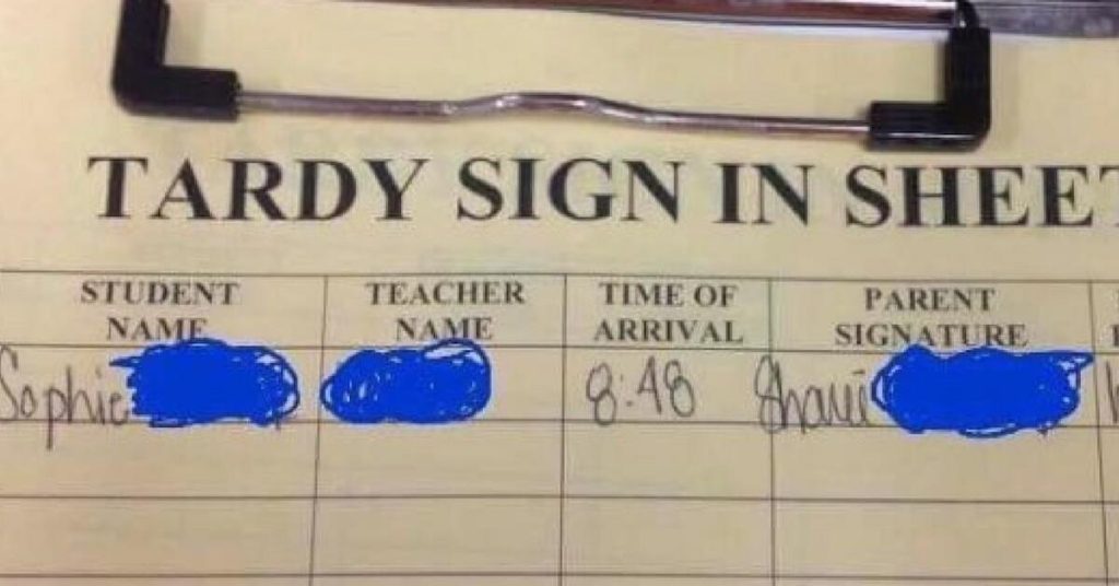 Mother’s Brutally Honest Excuse For Daughter’s Tardiness Is Eye-Opening