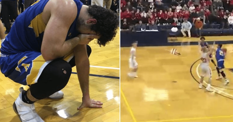 HS basketball team wins state title on buzzer-beating heave from opponent’s 3-point line
