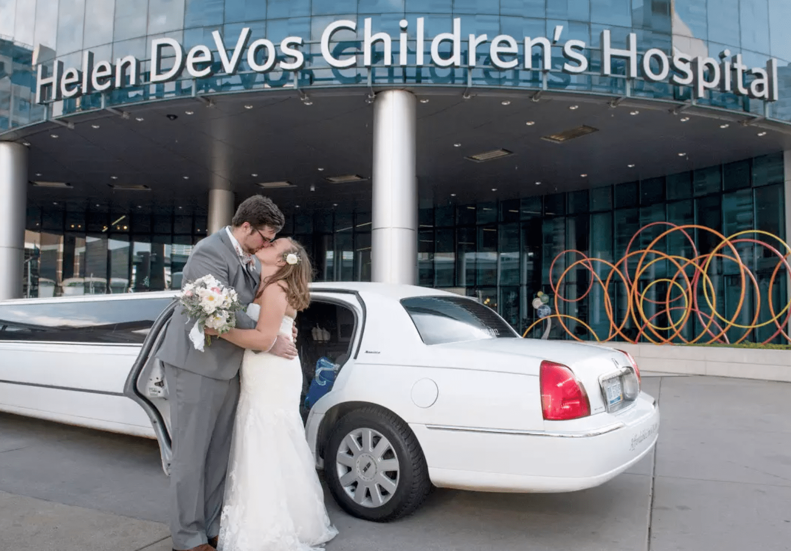 Couple is preparing for their wedding day, but then, suddenly, the bride says they have to go to the hospital