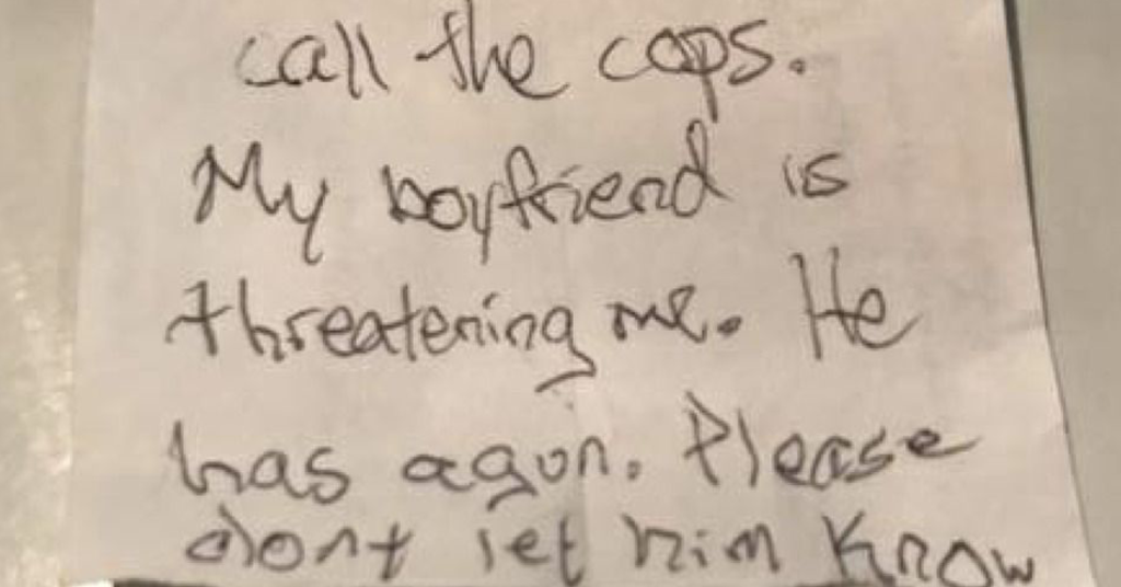 Battered Woman Slips Note To Dog’s Vet About Armed Boyfriend