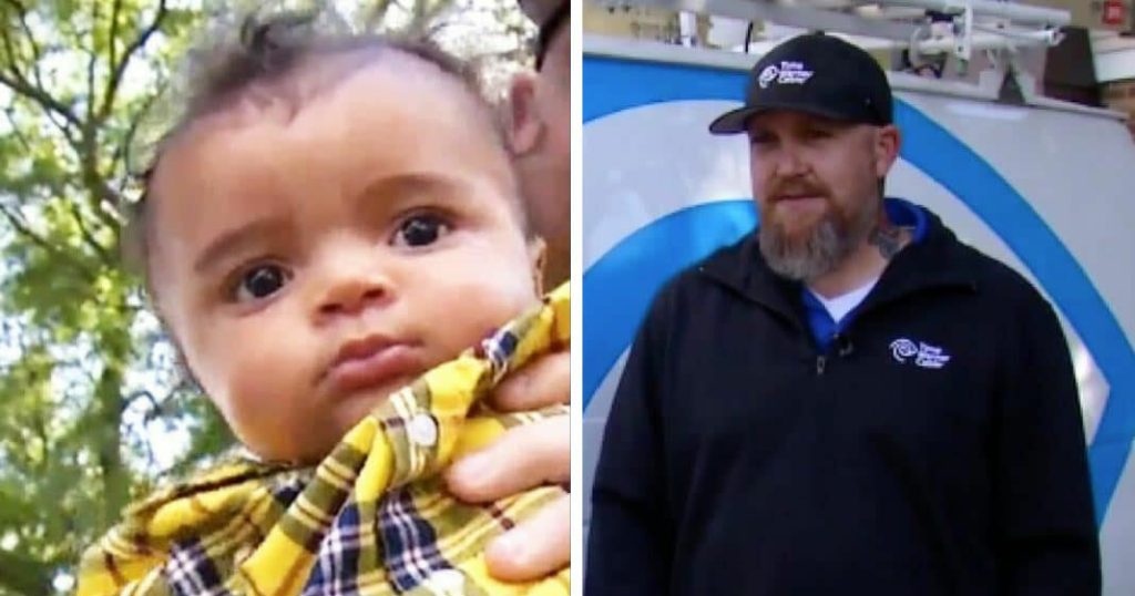 Mother Screams When Baby Stops Breathing Then Sees Cable Guy Running In To Help