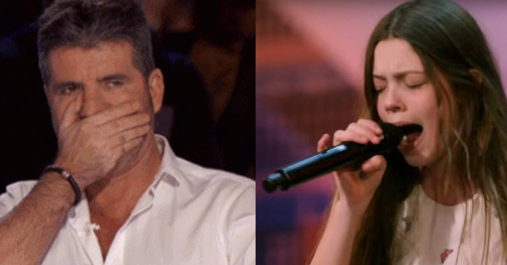 Shy 13-year-old Stuns Simon Cowell With Her Voice