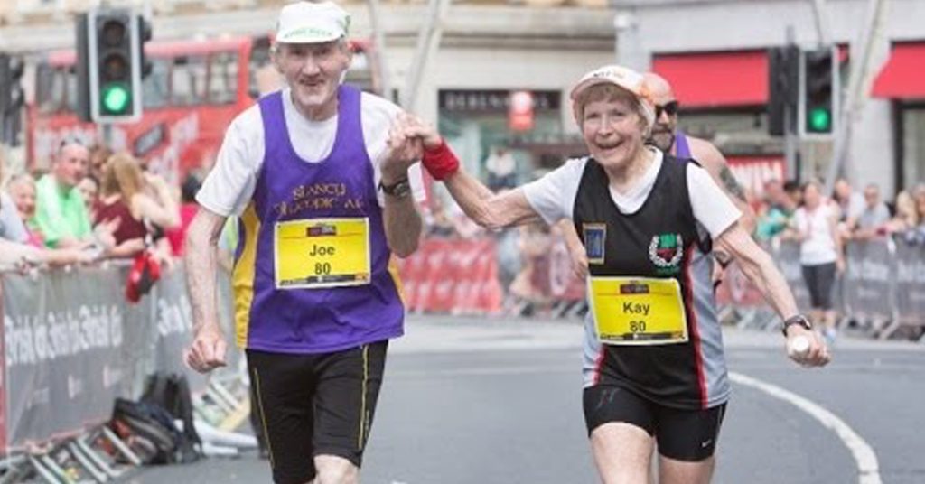 80-Year-Old Couple Celebrates Anniversary By Completing 142nd Marathon Together