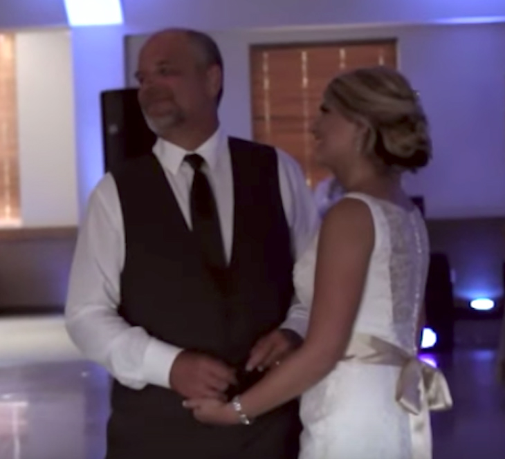 When Father of the Bride Stops Dancing And Turns Around, He Bursts Into Tears