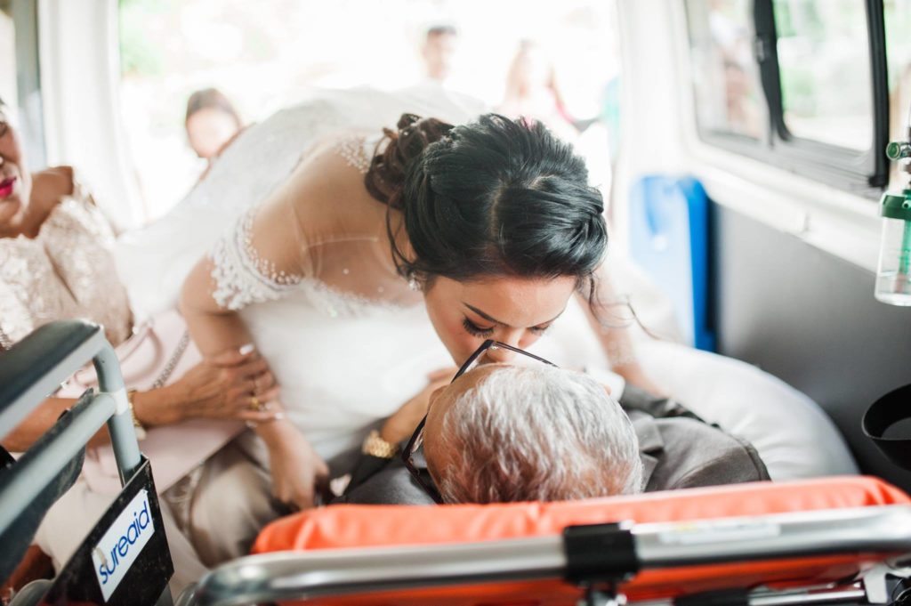 Bride Changes Wedding Date So Dad Can Fulfill Dying Wish To “Walk” Her Down Aisle.
