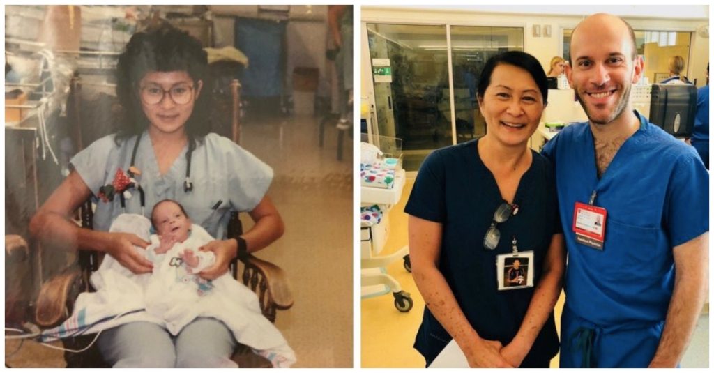 Nurse Discovers Her Co-Worker Was Once A Premature Baby She Helped Care For