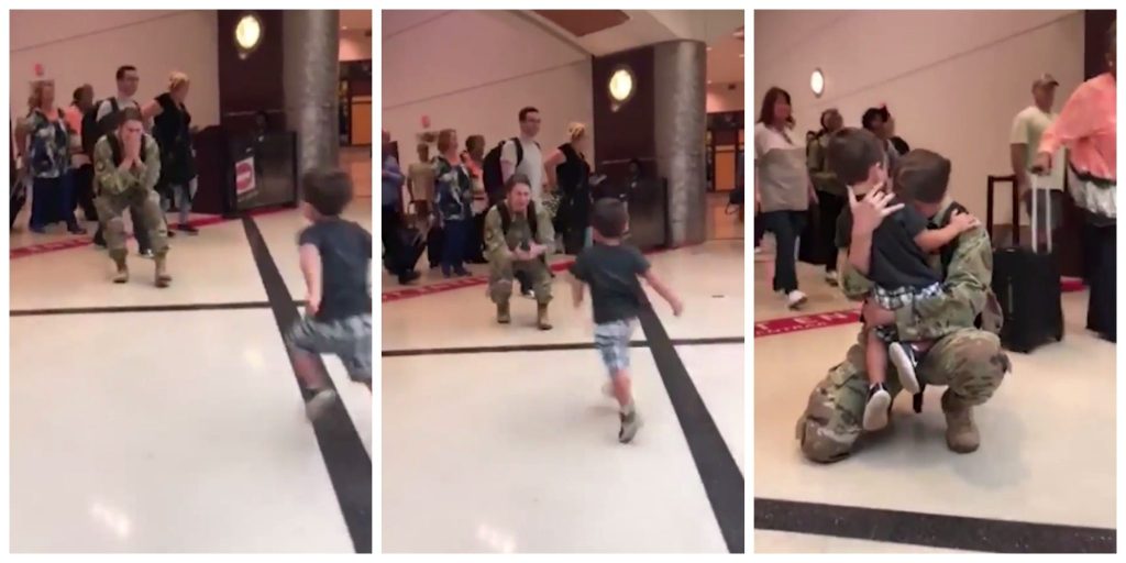 Military Mom Breaks Down During Emotional Reunion With Toddler After 6 Months