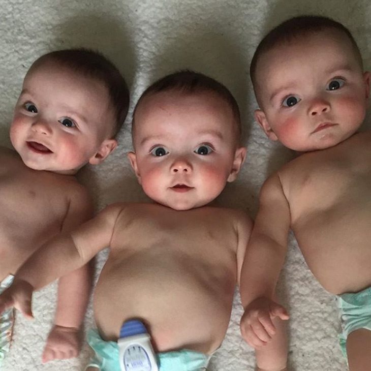 Mom gives birth to identical triplets – The chances of it happening can be as high as 1 in 200 million
