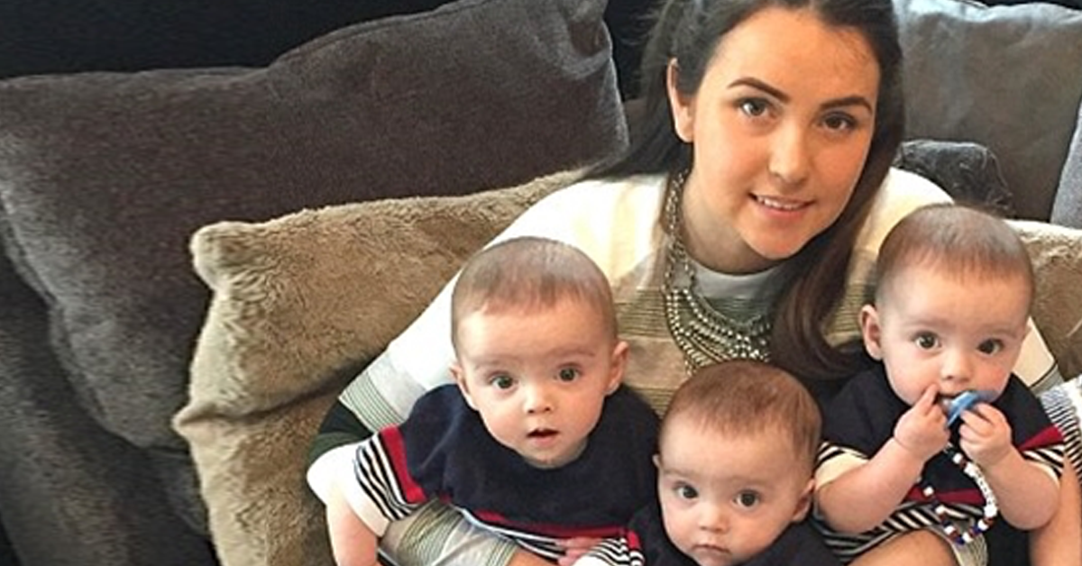Mom gives birth to identical triplets – The chances of it happening can be as high as 1 in 200 million