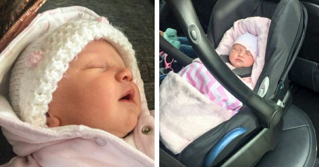 3-week-old baby stops breathing after 2 hour car journey – mom issues warning to all parents