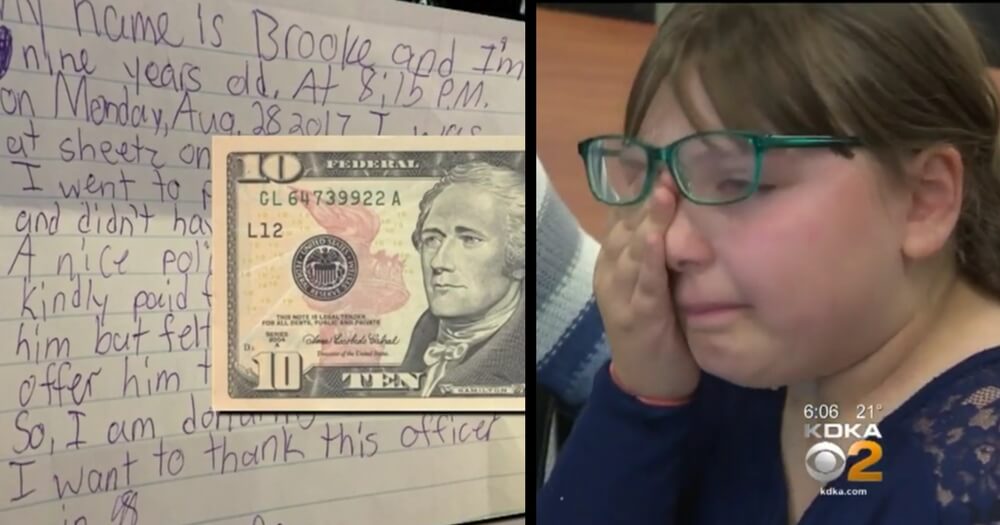 State Police Receive Letter from 9-Year-Old Girl with $10 Bill Stuffed Inside