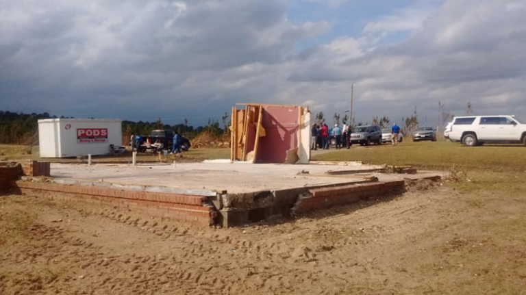 Prayer closet left standing after tornado demolishes rest of home. ‘My God is awesome!’
