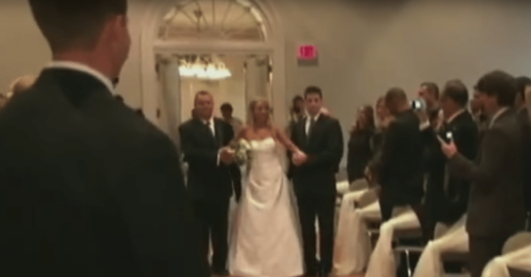Paralyzed Bride Stuns Family & Friends By Walking Through Church Doors To Meet Her Groom